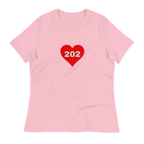 AREA CODE 202 Women's Relaxed T-Shirt