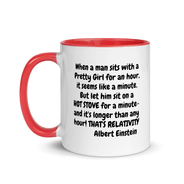 Einstein Relativity Mug with Color Inside