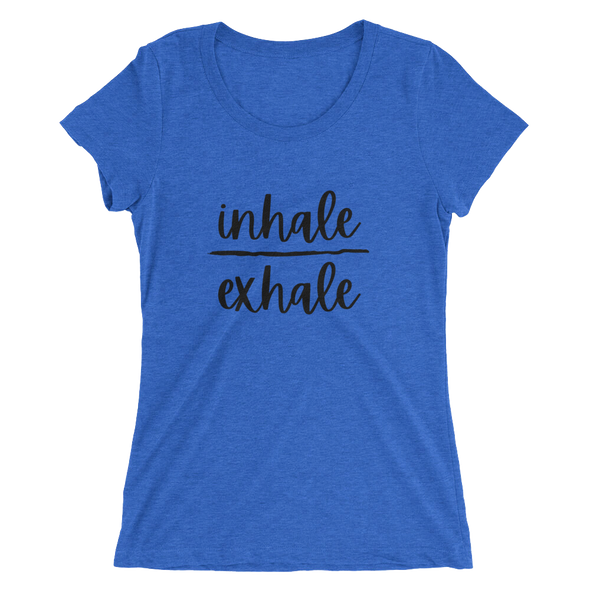 Inhale and Exhale Ladies' short sleeve t-shirt