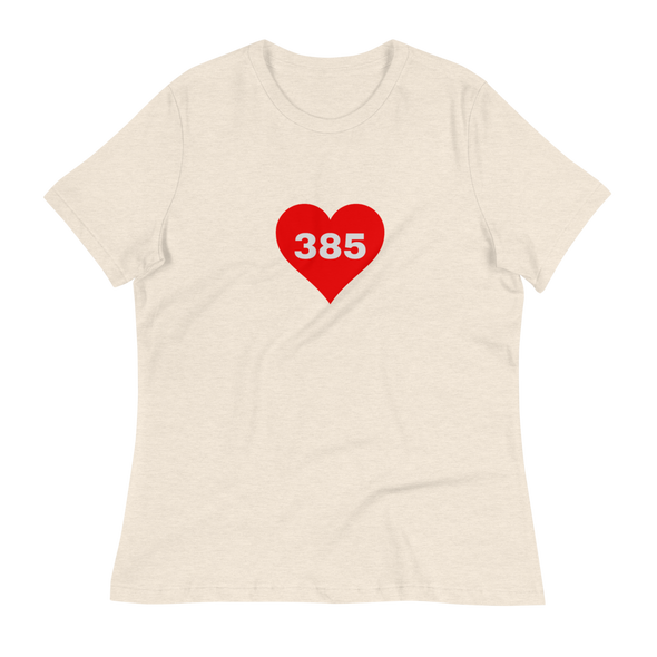 AREA CODE 385 Women's Relaxed T-Shirt