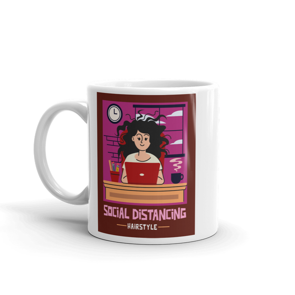 SOCIAL DISTANCING HAIRSTYLE Mug