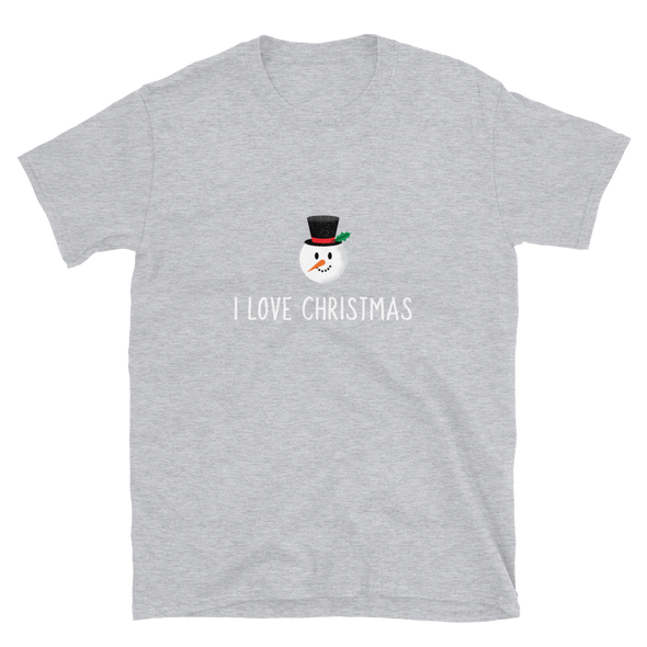 I LOVE CHRISTMAS Short-Sleeve Unisex T-Shirt