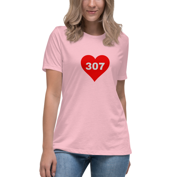 AREA CODE 307 Women's Relaxed T-Shirt