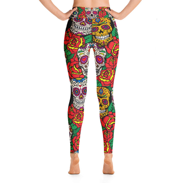 SUGAR SKULL Yoga Leggings