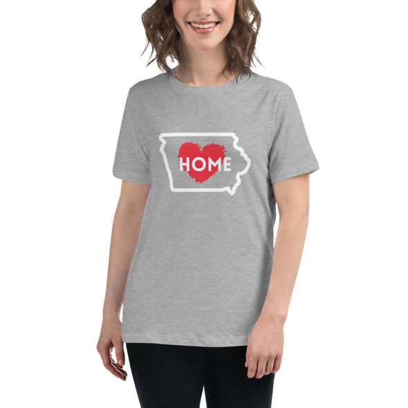IOWA IS HOME Women's Relaxed T-Shirt