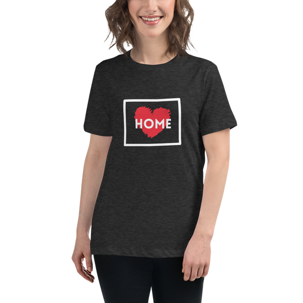WYOMING IS HOME Women's Relaxed T-Shirt