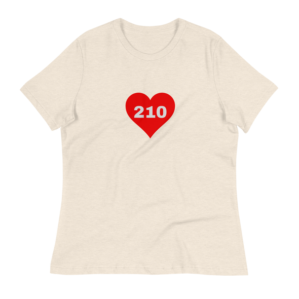 AREA CODE 210 Women's Relaxed T-Shirt