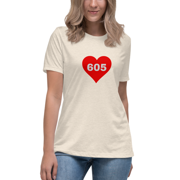 AREA CODE 605 Women's Relaxed T-Shirt