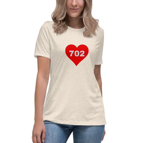 AREA CODE 702 Women's Relaxed T-Shirt