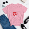 Love with heart Women's short sleeve t-shirt