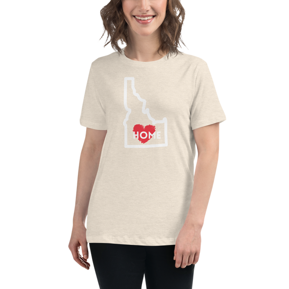 IDAHO IS HOME Women's Relaxed T-Shirt