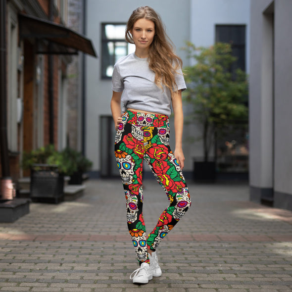 SUGAR SKULL Yoga Leggings