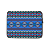 BLUE DIAMOND PATTERN Laptop Sleeve