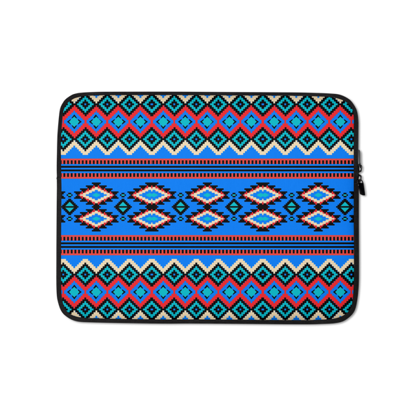 BLUE DIAMOND PATTERN Laptop Sleeve
