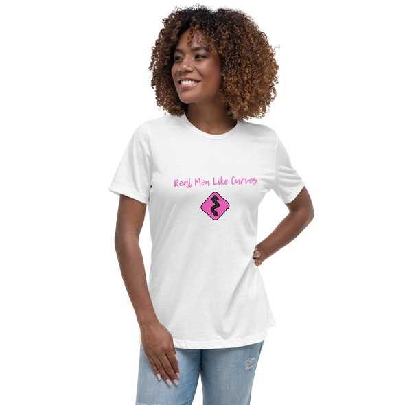 REAL MEN LIKE CURVES Women's Relaxed T-Shirt
