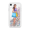 #darskeegirl Liquid Glitter iPhone Case