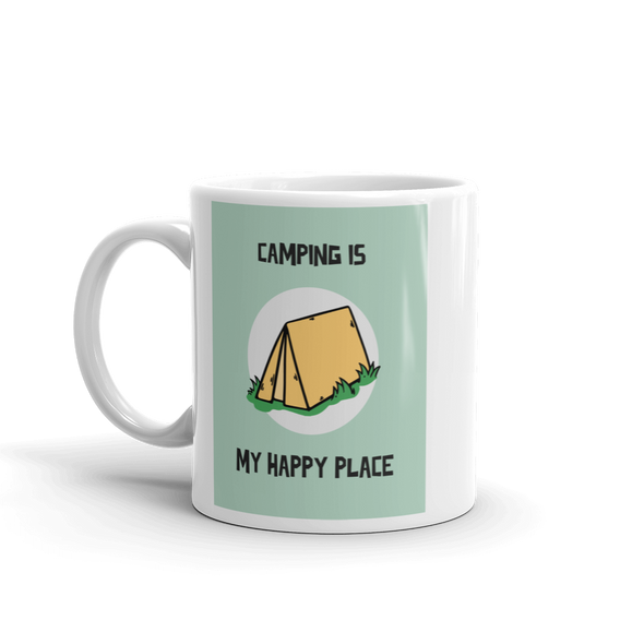 CAMPING IS MY HAPPY PLACE Mug