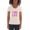 LIVING MY BEST LIFE Women's Crew Neck T-shirt