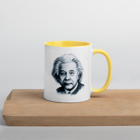 Einstein Mug with Color Inside