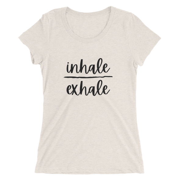 Inhale and Exhale Ladies' short sleeve t-shirt