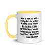 Einstein Relativity Mug with Color Inside