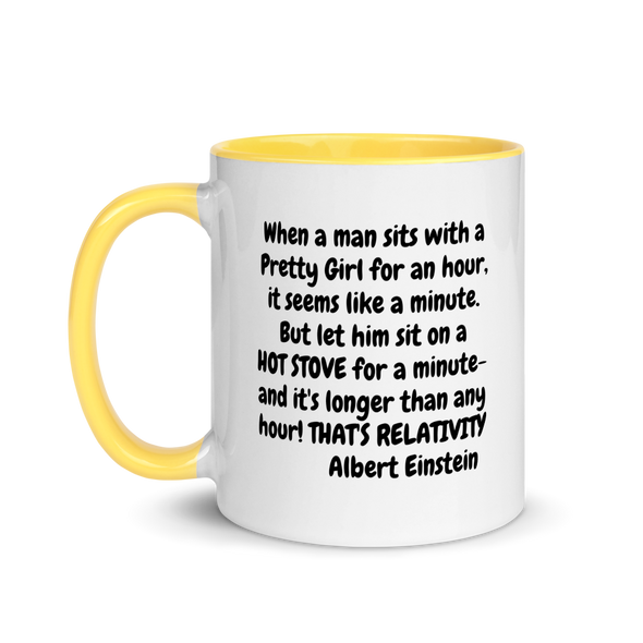 Einstein Relativity Mug with Color Inside