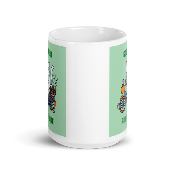 GO GREEN RIDE A BIKE Mug