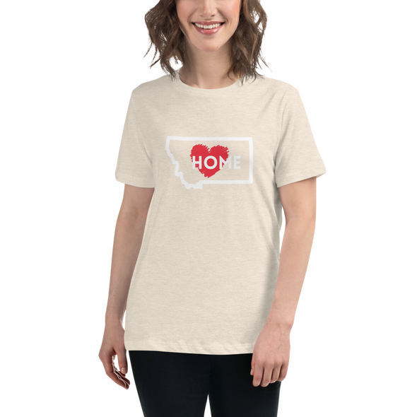 MONTANA IS HOME Women's Relaxed T-Shirt