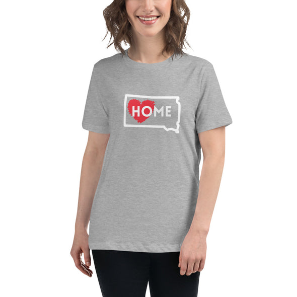 SOUTH DAKOTA IS HOME Women's Relaxed T-Shirt