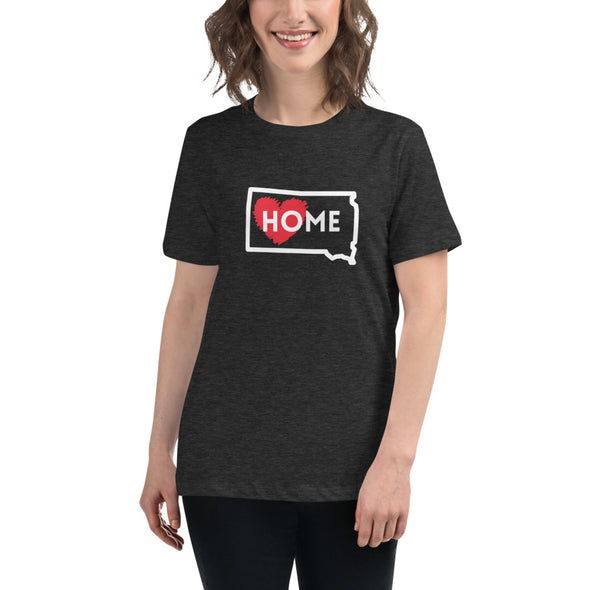 SOUTH DAKOTA IS HOME Women's Relaxed T-Shirt