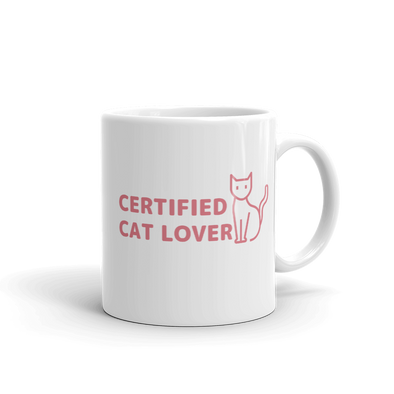 CAT LOVER Coffee Mug | Cat Coffee Cup | Ceramic Mug for Cat Lovers