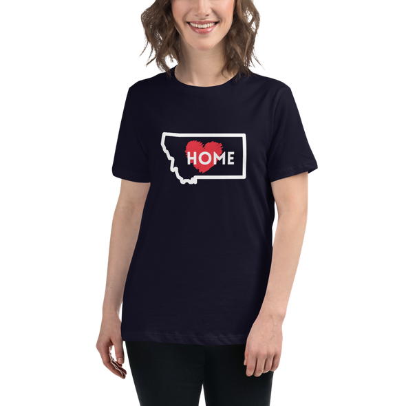 MONTANA IS HOME Women's Relaxed T-Shirt