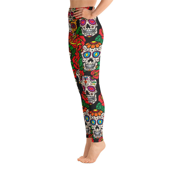 SUGAR SKULL Yoga Leggings