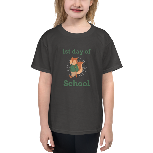FIRST DAY OF SCHOOL Youth Short Sleeve T-Shirt
