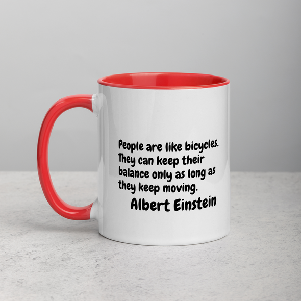 Einstein Mugs with Color Inside