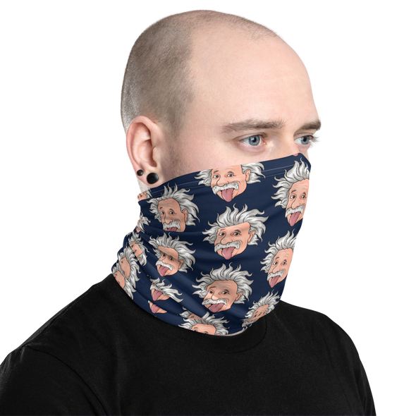 CARTOON EINSTEIN Neck Gaiter