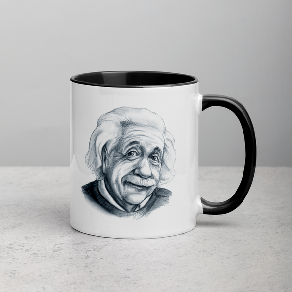 Einstein Mugs with Color Inside