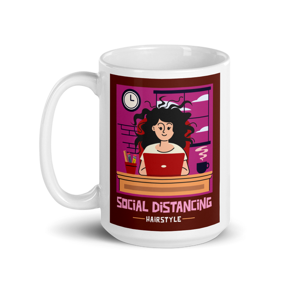 SOCIAL DISTANCING HAIRSTYLE Mug