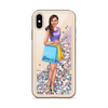 #darskeegirl Liquid Glitter iPhone Case