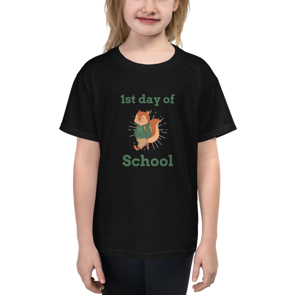 FIRST DAY OF SCHOOL Youth Short Sleeve T-Shirt