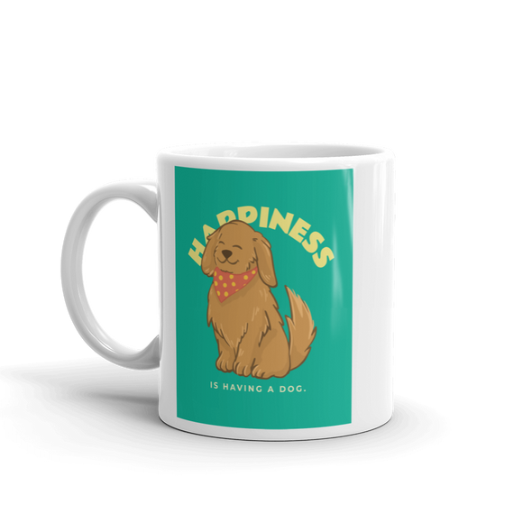 HAPPINESS IS HAVING A DOG Mug