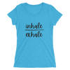Inhale and Exhale Ladies' short sleeve t-shirt