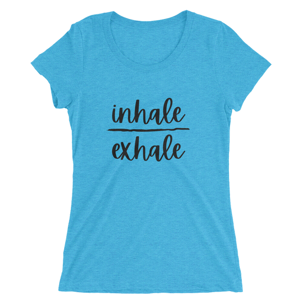 Inhale and Exhale Ladies' short sleeve t-shirt