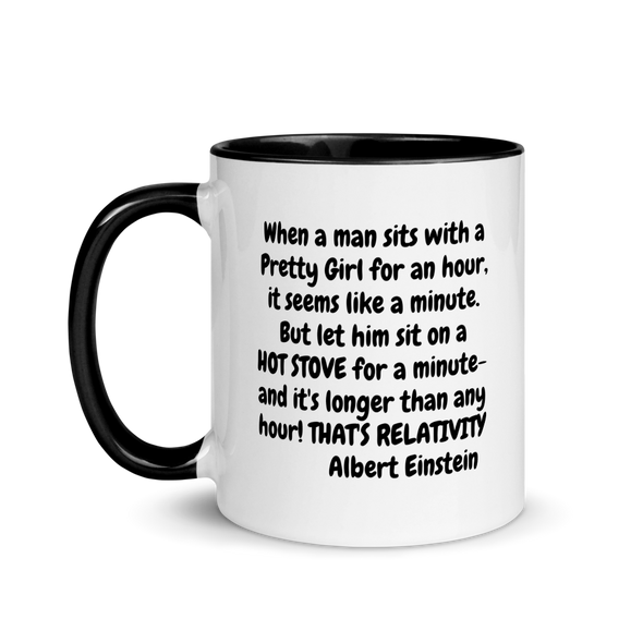 Einstein Relativity Mug with Color Inside