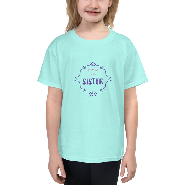 PROMOTED TO BIG SISTER Youth Short Sleeve T-Shirt