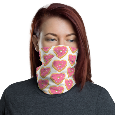 PINK DONUTS Neck Gaiter