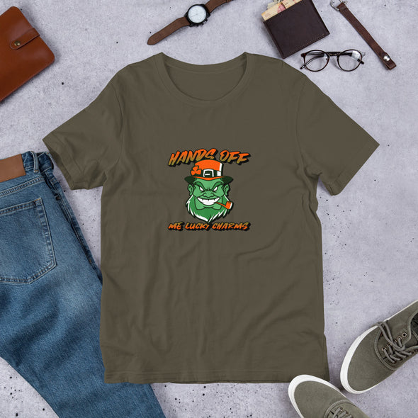 HANDS OFF Short-Sleeve Unisex T-Shirt