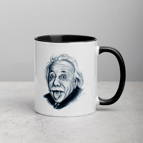 Einstein Relativity Mug with Color Inside