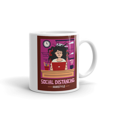 SOCIAL DISTANCING HAIRSTYLE Mug