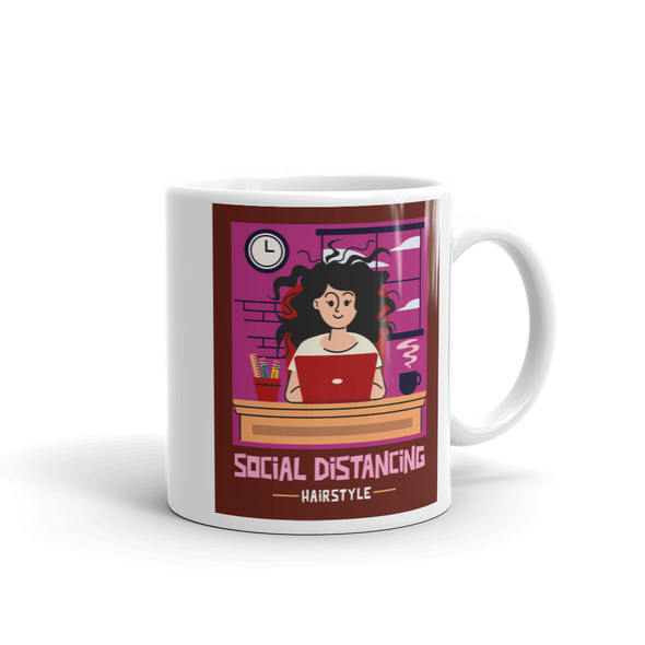 SOCIAL DISTANCING HAIRSTYLE Mug